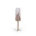 Wildwood Poets Clear/Pink/Gold Glass Floor Vase Glass in Pink/Yellow | 44 H x 12 W x 12 D in | Wayfair 301940