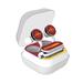 Iowa State Cyclones Stripe Design Wireless Earbuds