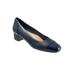 Women's Daisy Block Heel by Trotters in Navy (Size 7 1/2 M)