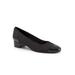 Women's Daisy Block Heel by Trotters in Black Vegan (Size 10 1/2 M)