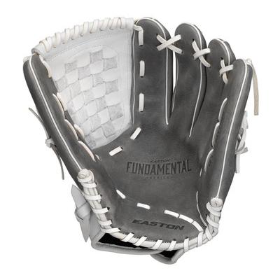 Easton Fundamental FMFP125 12.5" Fastpitch Softball Glove - Right Hand Throw White/Gray