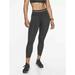 Athleta Pants & Jumpsuits | Athleta Sonic Reflective Capri Crop Pants Black M | Color: Black | Size: M