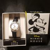 Disney Accessories | Disney Minnie Mouse Watch | Color: Black/White | Size: Unisex