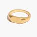 Madewell Jewelry | Madewell Slim Signet Ring Size 8 | Color: Gold | Size: 8