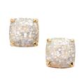 Kate Spade Jewelry | Kate Spade Opal Glitter & Glee Earrings | Color: Gold/White | Size: Os