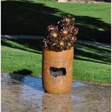 Union Rustic Shaler Resin Rain Shower Cordless Fountain w/ LED Light | 21.5 H x 17 W x 17 D in | Wayfair D528AE4ABB00442AA2501C127CD1649F