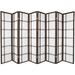 Winston Porter Keitez Folding Rice Paper Room Divider Wood in Brown | 70 H x 136 W x 1 D in | Wayfair E11C2848173D4B9A9247867FEFC531B8