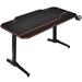 Costway 55 Inch Gaming Desk with Free Mouse Pad with Carbon Fiber Surface