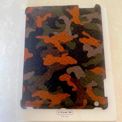 Coach Accessories | **Nwt** Authentic Coach Ipad Case | Color: Green/Orange | Size: 7" (L) X 9 1/2" (H)