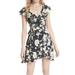 Free People Dresses | Free People French Quarter Print Wrap Mini Dress | Color: Black/White | Size: S