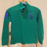 Polo By Ralph Lauren Shirts & Tops | Big Pony Mesh Long-Sleeve Polo-Green Size: 10-12 | Color: Green | Size: Mb