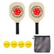 Amazin' Aces Pickleball Holz 4-Paddel-Set – Pickleball Paddel-Set beinhaltet 4 Pickleball-Paddel, 4 Pickleballs, 1 Netz-Tragetasche und 1 hochwertige Box.