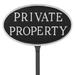 Red Barrel Studio® Private Property Sign w/ Lawn Stake Metal | 8.5 H x 13 W x 0.25 D in | Wayfair EB954312FBB0499DB8162E3B109160CB