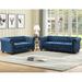 House of Hampton® Connor 2 Piece Velvet Living Room Set Velvet in Brown | 30.5 H x 82 W x 35 D in | Wayfair Living Room Sets