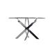 Wade Logan® Bevelyn Dining Table Glass/Metal in Gray | 30 H x 51 W x 51 D in | Wayfair BD2E7EE5DE2A41D6A940D149956B6444