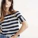 Madewell Tops | Euc Madewell Striped Off The Shoulder Top. Xxs | Color: Blue/Gray | Size: Xxs