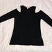 Michael Kors Tops | Michael Kors Cold Shoulder Ribbed Shirt | Color: Black | Size: S