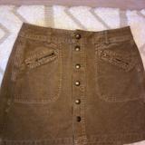 American Eagle Outfitters Skirts | American Eagle Tan Denim Skirt | Color: Tan | Size: 8