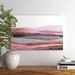 Mistana™ Teen Vibrant Painty Rolling Hills - Print on Canvas in Blue/Brown/Pink | 20 H x 30 W x 1.25 D in | Wayfair