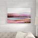 Mistana™ Teen Vibrant Painty Rolling Hills - Print on Canvas in White | 24 H x 36 W x 1.25 D in | Wayfair F940325CF0D64FE984F0E3ACAFB7D5B8