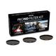 Hoya Pro ND Kit (8/64/1000) 49 mm, Practical Set with 3 Different Hoya PRP ND Filters for Light Reduction, Grey Filter, ND Filter, Long Term Lighting, YYK1149