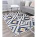 Blue/Navy 24 x 0.4 in Area Rug - CosmoLiving by Cosmopolitan Bodrum Tribal Kilim Honey Area Rug Polypropylene | 24 W x 0.4 D in | Wayfair