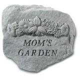 August Grove® Efim Mom's Garden w/ Flowers Stepping Stone Concrete in Gray | 1 H x 11 W x 10 D in | Wayfair 3E8718DB9A0249F384FAC6DFF34B584F