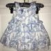 Disney Dresses | Disney Belle Dress White/Blue 12 Months. Bin A7 | Color: Blue/White | Size: 12mb