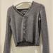 American Eagle Outfitters Tops | American Eagle Gray Long Sleeve Shirt | Color: Gray/Silver | Size: M