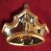 Disney Holiday | Blown Glass Crown | Color: Gold | Size: Os