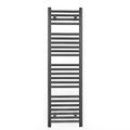 Myhomeware 400mm Wide Anthracite Grey Flat Electric Pre-Filled Heated Towel Rail Radiator For Bathroom Designer UK (400mm x 1200mm (h))