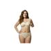 Plus Size Women's Cotton Nursing Soft Cup Bra by Elila in Nude (Size 38 J)