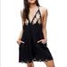 Free People Dresses | Free People Embroidered Sundress | Color: Black | Size: M