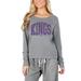 Women's Concepts Sport Gray Sacramento Kings Mainstream Terry Long Sleeve T-Shirt