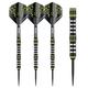 WINMAU Michael van Gerwen MvG Assault Tungsten Steeltip Darts Set 22 Gram with Prism Flights and Nylon Shafts (Stems)