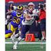 Rob Gronkowski New England Patriots Unsigned Super Bowl LIII Catch Photograph