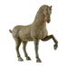 Foundry Select Marshburn Hoof up Horse Figurine Copper in Gray/Green | 14 H x 15 W x 5 D in | Wayfair FAFC49596CE3403EBDDC6C74D185DC0D