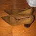 Zara Shoes | Brand New Suede Pointed Block Heels | Color: Brown/Tan | Size: 6