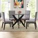 Mercury Row® Vosburg 4 - Person Dining Set Wood/Glass in Black | Wayfair 1AB0585D4AB94935B78DA464C19AB750