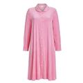 Ringella 8218700 Women's Dressing Gown with Buttons - Pink - Medium