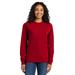 Hanes 5286 Men's 5.2 oz. ComfortSoft Cotton Long-Sleeve T-Shirt in Deep Red size XL