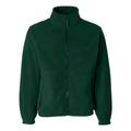 Sierra Pacific 3061 Adult Poly Fleece Full Zip Jacket in Forest Green size 4XL | Polyester SP3061