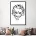 East Urban Home Joker by Octavian Mielu - Painting Print Canvas/Metal in Gray | 60 H x 40 W x 1.5 D in | Wayfair 893D9B30B5D5453D96187F80770C2A60