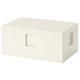 SD IKEA BYGGLEK Storage Box with Lid, White, 26 x 18 x 12 cm