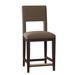 Fairfield Chair Orleans Counter & Bar Stool Wood/Upholstered in Brown | 41.5 H x 19 W x 20 D in | Wayfair 5035-07_ 9508 05_ Hazelnut