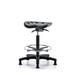 Inbox Zero Tractor Sit-Stand Height Adjustable Lab Stool Plastic/Metal in Black | 32 H x 25 W x 25 D in | Wayfair E59335EBBDE34AA7B15A3F494A5722CE