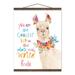 Indigo Safari Llama Fiesta Personalized Canvas Art Canvas in Blue/Orange | 20 H x 16 W x 0.625 D in | Wayfair 4ACA7F0EBE3B4D7BB98B8AC230300A8B