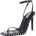 Steve Madden Women's Zelle Heeled Sandal, Black Multi, 5 UK