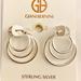 Giani Bernini Jewelry | Giani Bernini Sterling Triple Hoop Earrings Nwt *Free Shipping* | Color: Silver | Size: Os