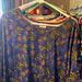 Lularoe Tops | Brand New With Tags Irma Top Multicolored Size Xl | Color: Blue | Size: Xl
